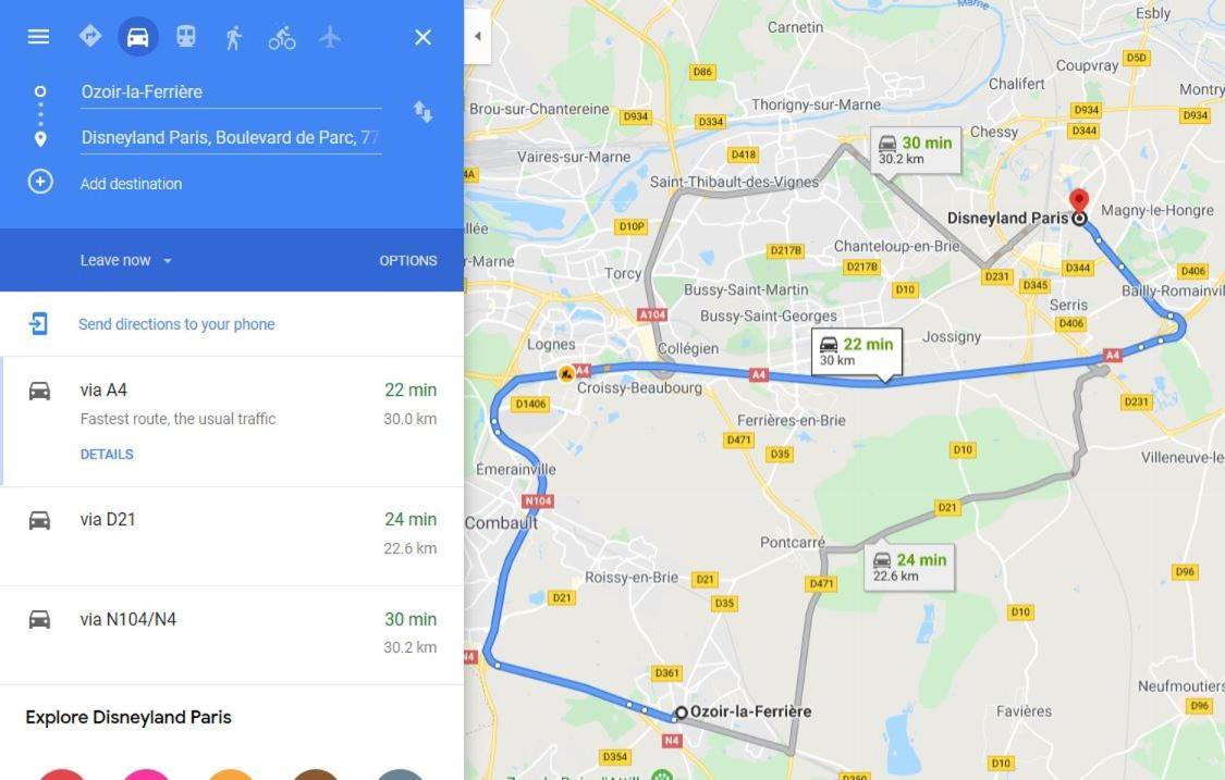 شقة Tres Beau Studio Proche De Disneyland Et De Paris Ozoir-la-Ferrière المظهر الخارجي الصورة